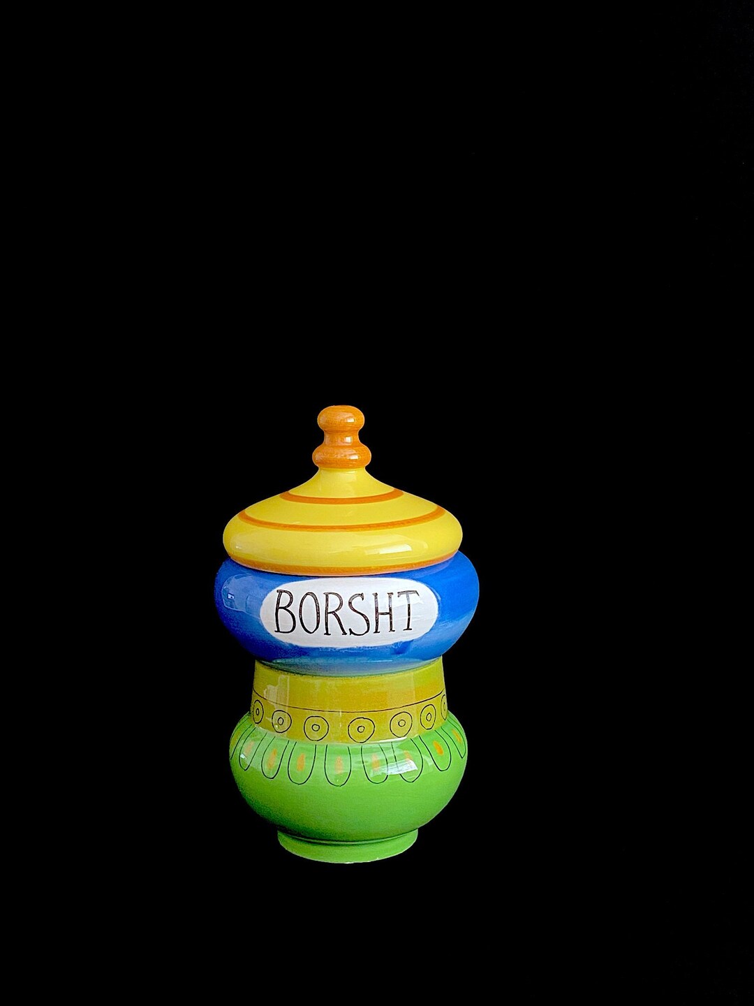 Vintage Mid Century Modern Italian Art Pottery LARGE 10.25" Tall ...