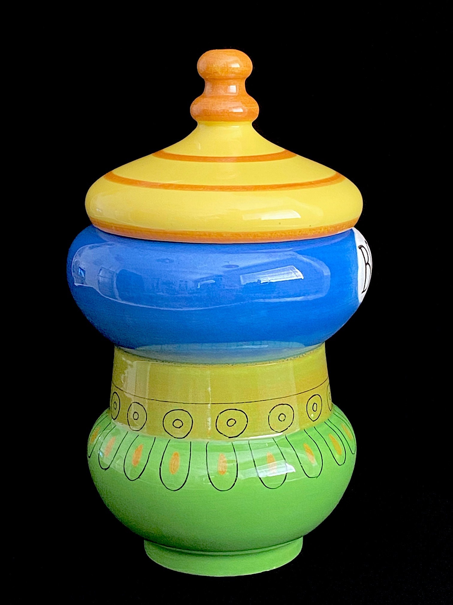 Vintage Mid Century Modern Italian Art Pottery LARGE 10.25" Tall ...
