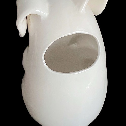 Vintage Mid Century Modern shops Italian Pottery Pig Vase / Kitchen Utensil Holder MANCER Pottery Italy 1960s 1970s