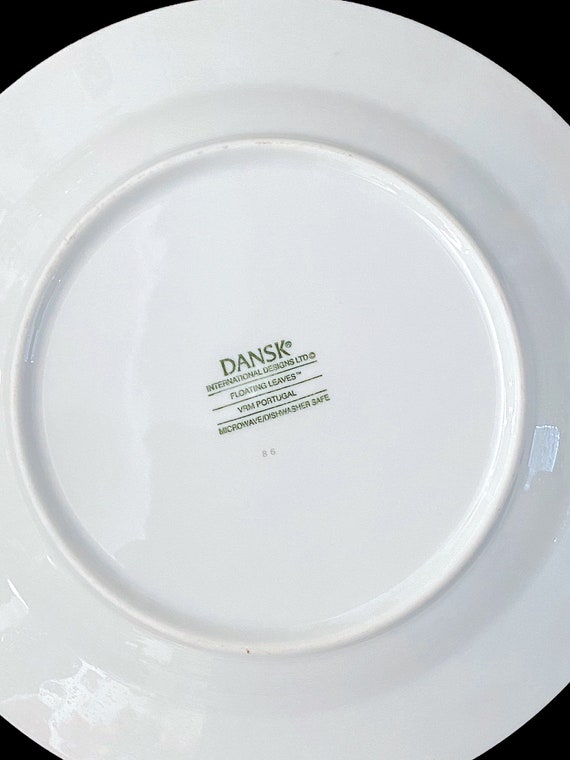 Vintage Set of 4 DANSK Floating Leaves Pattern 9