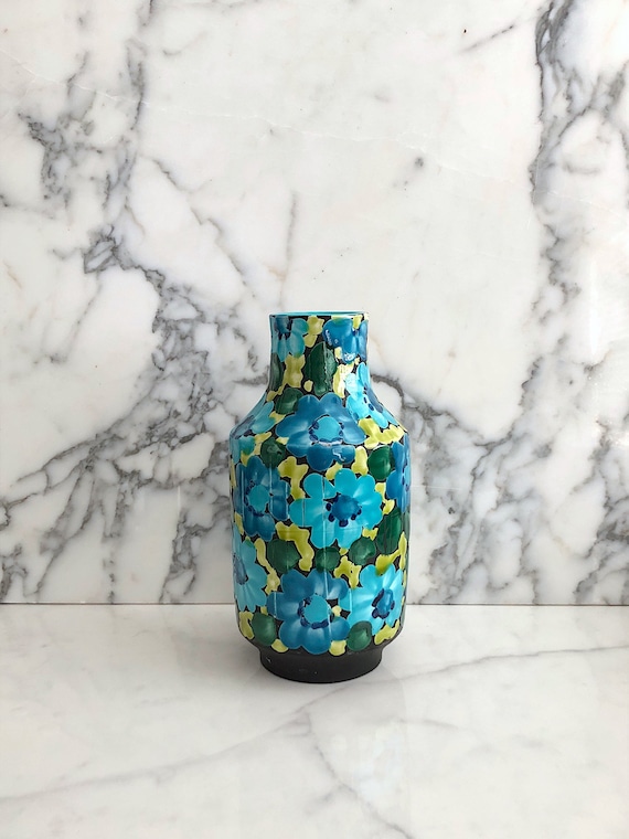 Vintage Mid Century Modern Italian Pottery Ceramic Vase Raymor