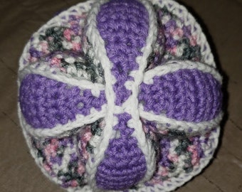 Juguetes, Pelota de rompecabezas Amish, Juguetes para niños pequeños, Juguetes educativos, Rompecabezas 3D, Juegos de rompecabezas para niños, Juguete de peluche, Rosa, Morado, Blanco