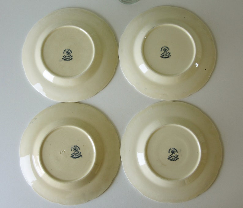 Vintage Societe Ceramique Maastricht Plate with Boerenhoeve Design 19083