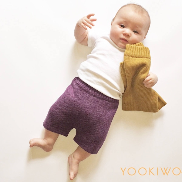 Merino WOOL DIAPER COVER | Wool Shorties | Nappies | Wool Soaker | Wool Baby Shorts | Natural Cloth Diaper Cover | Merino Wool Baby Clothing