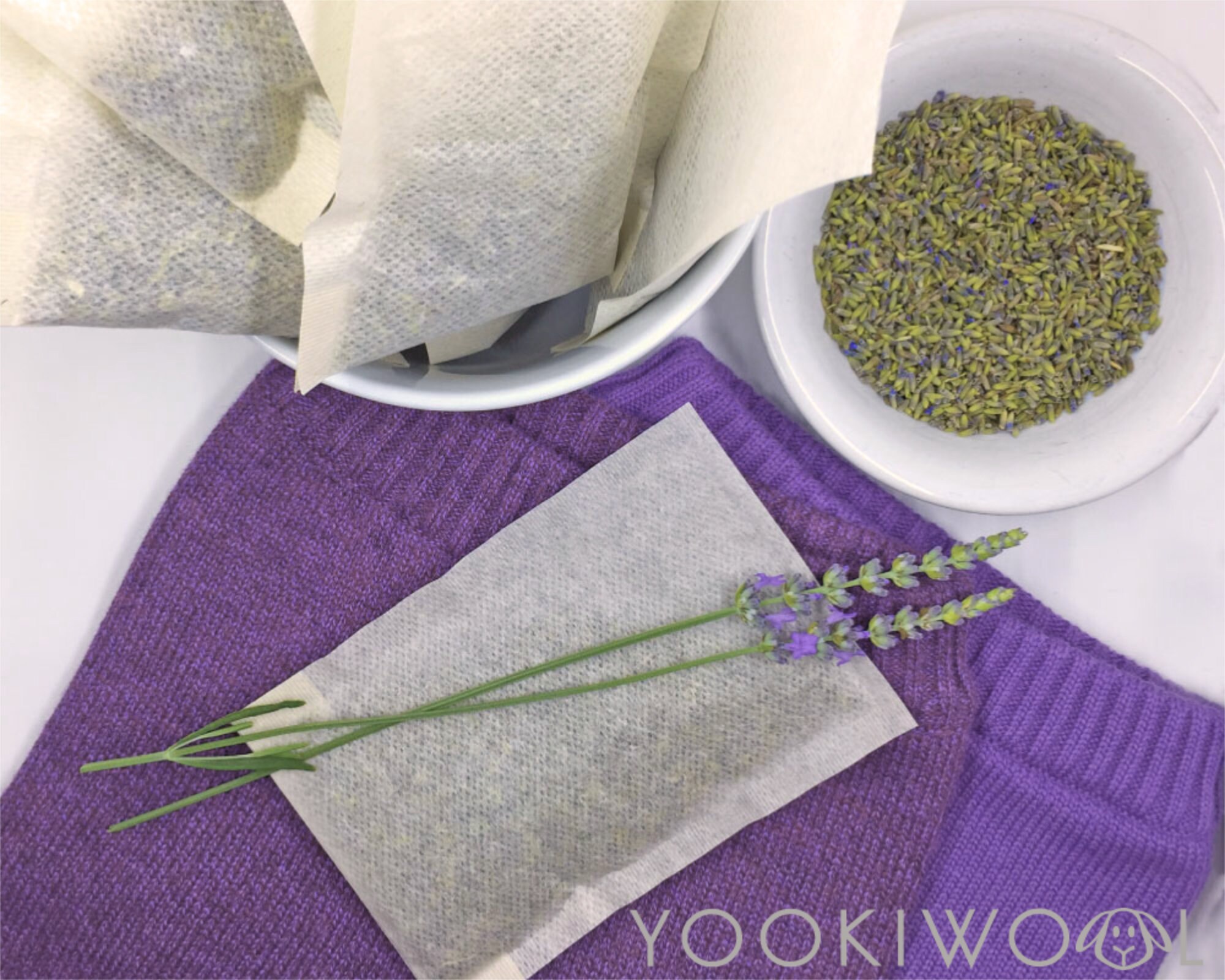 Organic Lavender Sachets Natural Moth Repellant Moth Away Bags Drawer