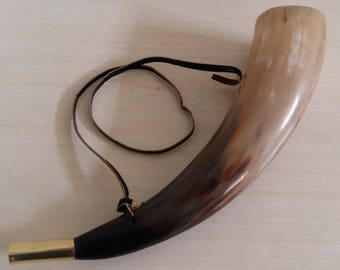 Viking blowing horns cow Bugle Horn Whistle Medieval bull Buffalo Sounding Horn Viking Norse