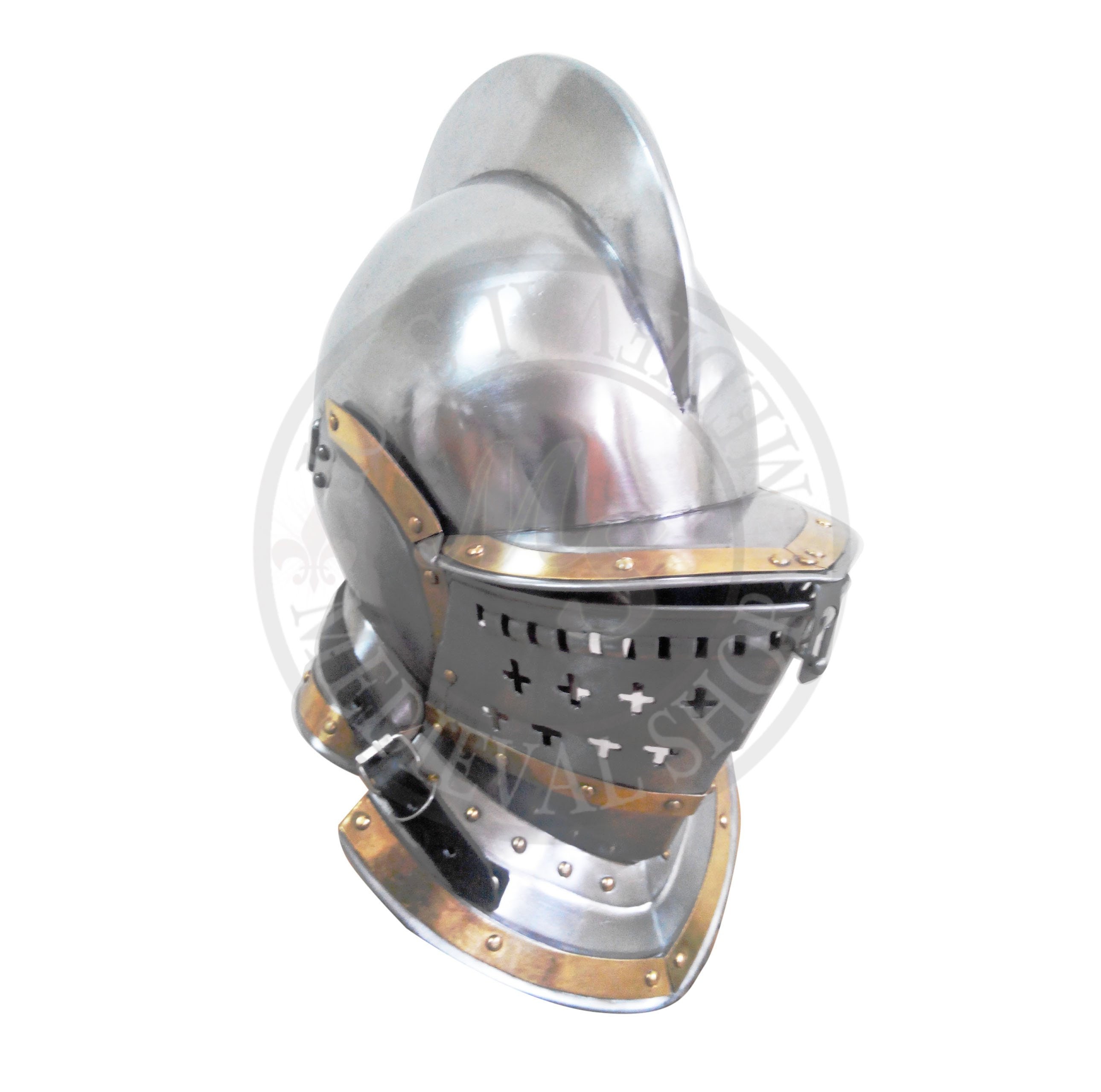 Helmet Armour Medieval Knight Helmets Etsy