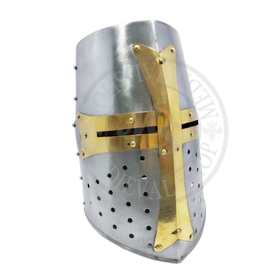 Medieval Knight Armor Crusader New Templar Helmet… - image 1