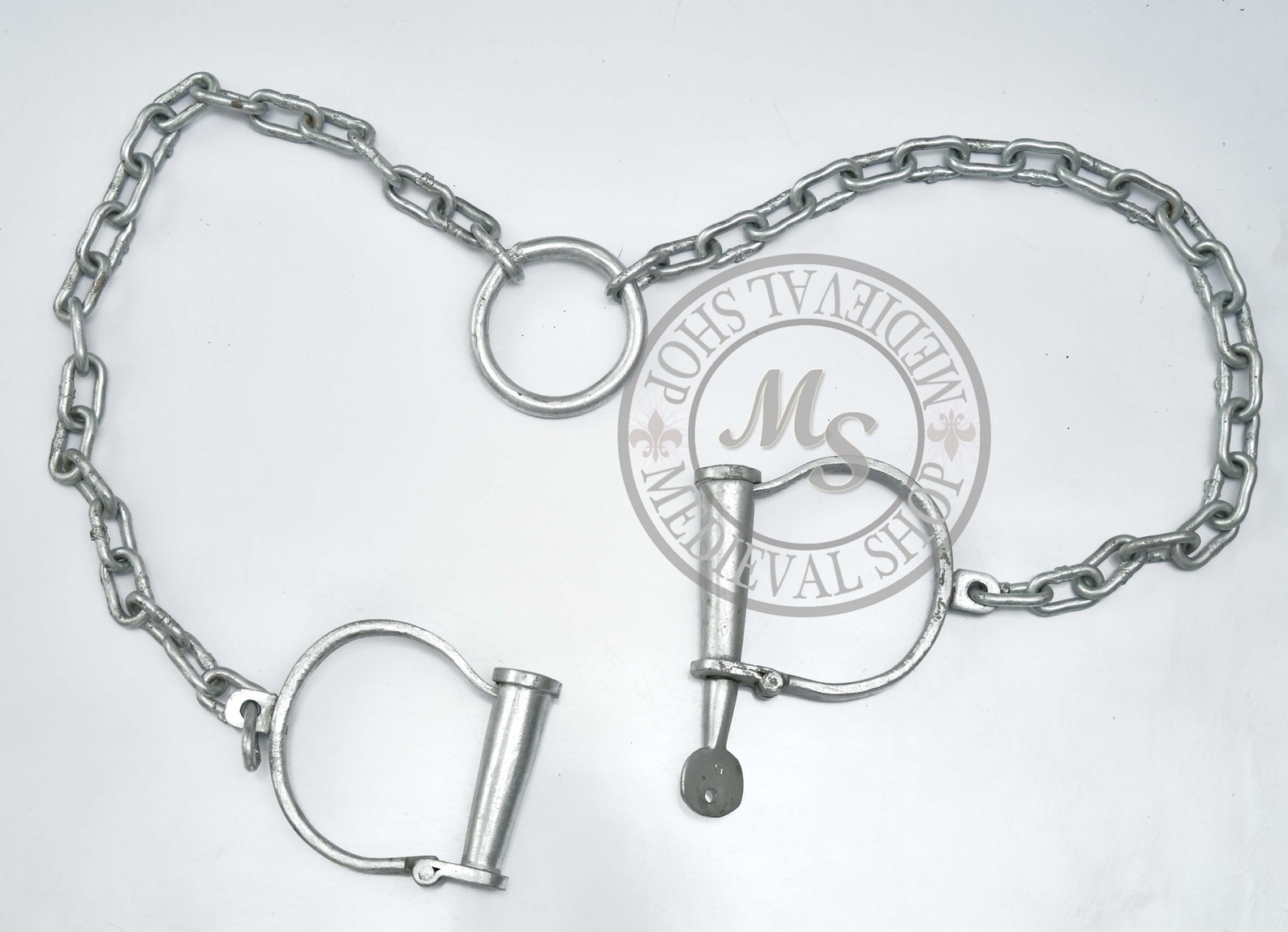 Leg Shackles Iron Cuffs Antique Hand Key Irons Prisoner Etsy