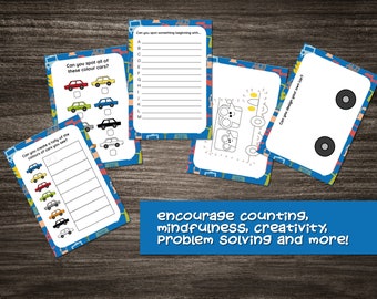 Road Trip Activity Flash Cards for Kids: Travel Games (Digital)