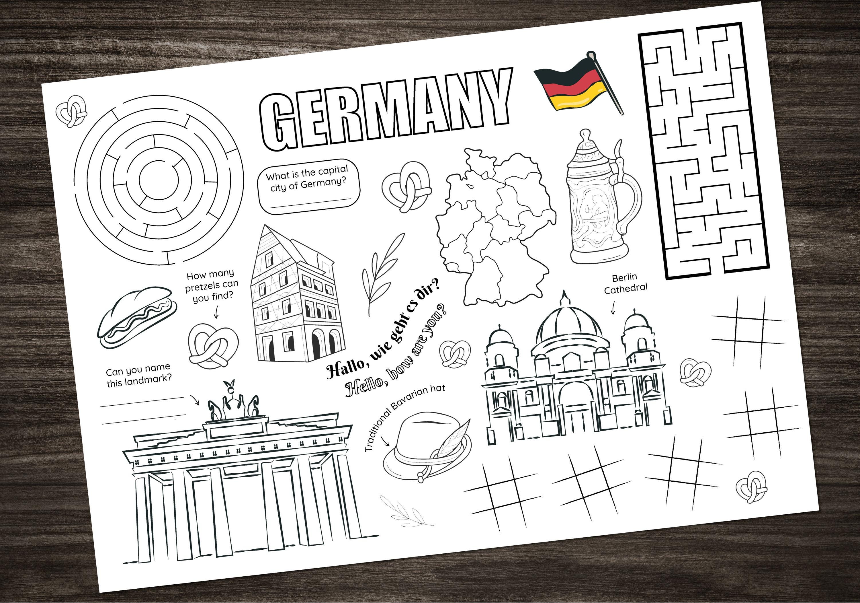 The Federal States of Germany, image size:3000x2102