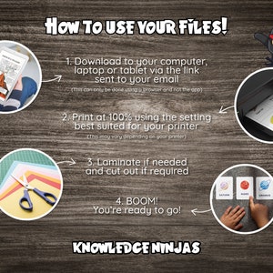 Forest School Scavenger Hunt Flash Cards: Nature Learning (Digital Download) image 5