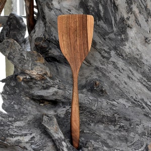 Cooking Set, 2 spatulas, walnut spatula,pear spatula, Wooden Spatula,Cooking Utensil,Long Wooden Spatula,Scrapping Spatula,Kitchenware image 5