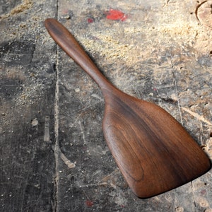 Cooking Set, 2 spatulas, walnut spatula,pear spatula, Wooden Spatula,Cooking Utensil,Long Wooden Spatula,Scrapping Spatula,Kitchenware image 7