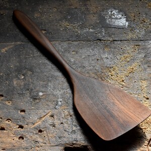Cooking Set, 2 spatulas, walnut spatula,pear spatula, Wooden Spatula,Cooking Utensil,Long Wooden Spatula,Scrapping Spatula,Kitchenware image 9