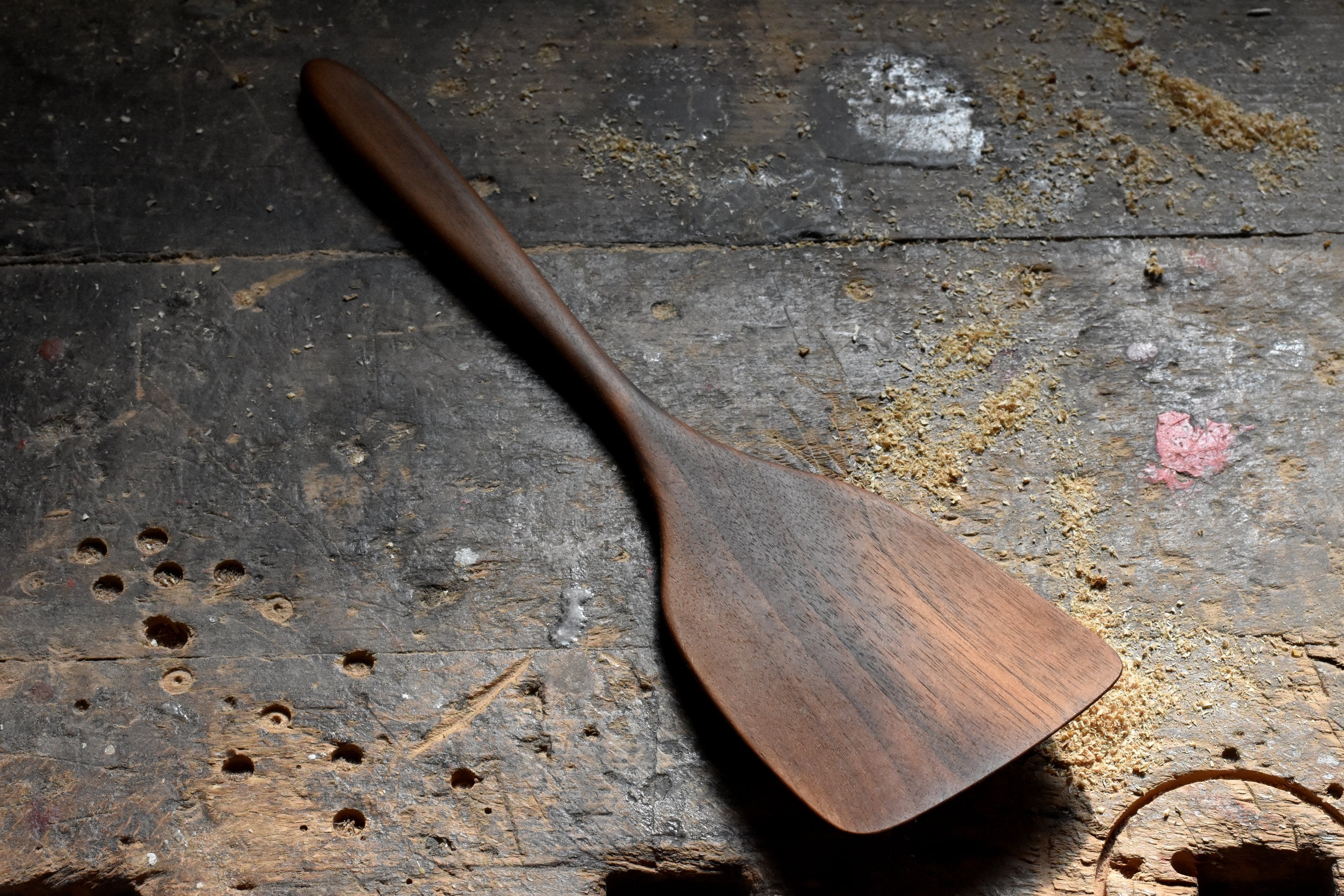 Cooking Set 2 spatulas walnut spatulapear spatula Wooden Etsy