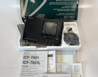 SONY ICF-SW7600G レシーバー サービスマニュアル: 回路図と部品リスト