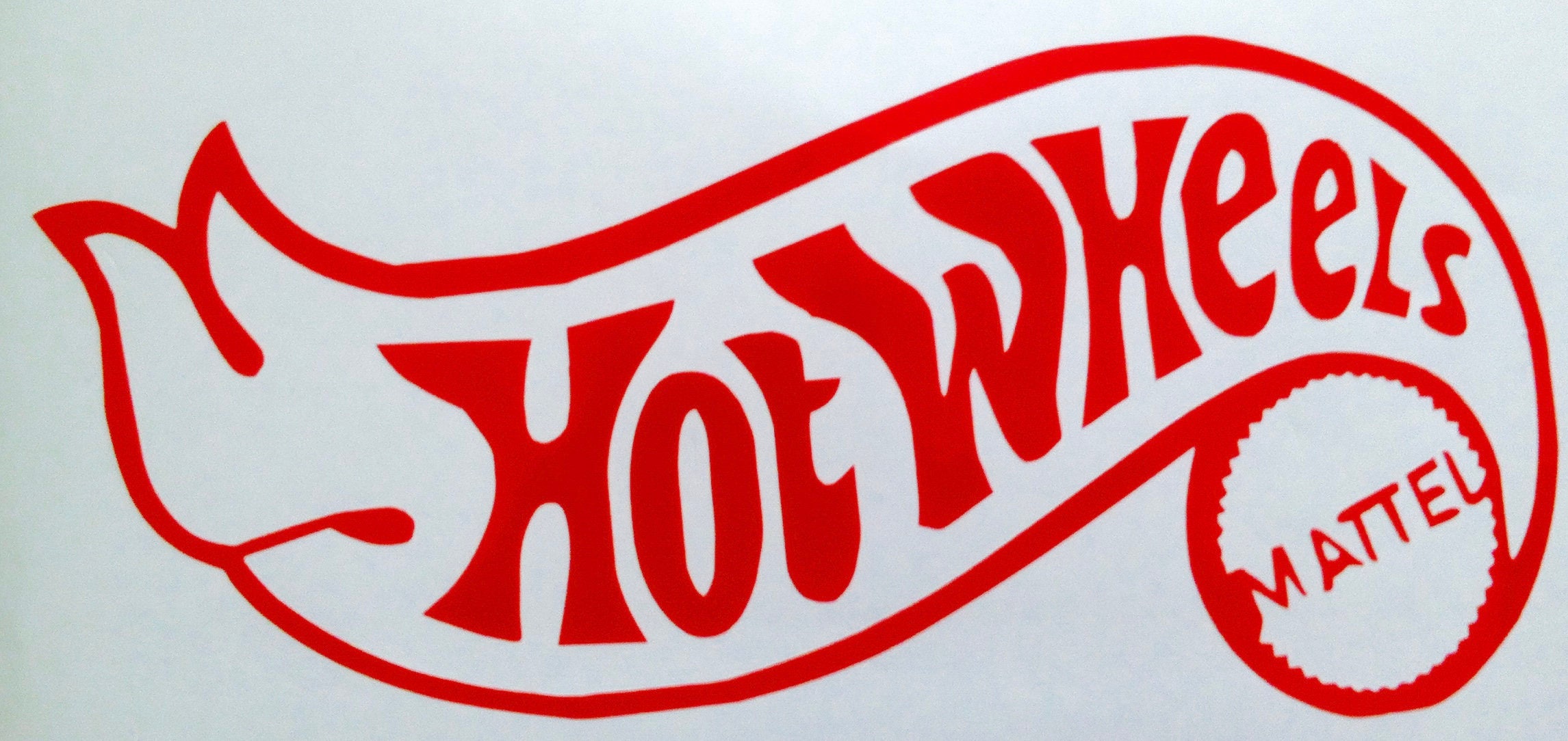 Hot Wheels car decal 4 X 8 Etsy