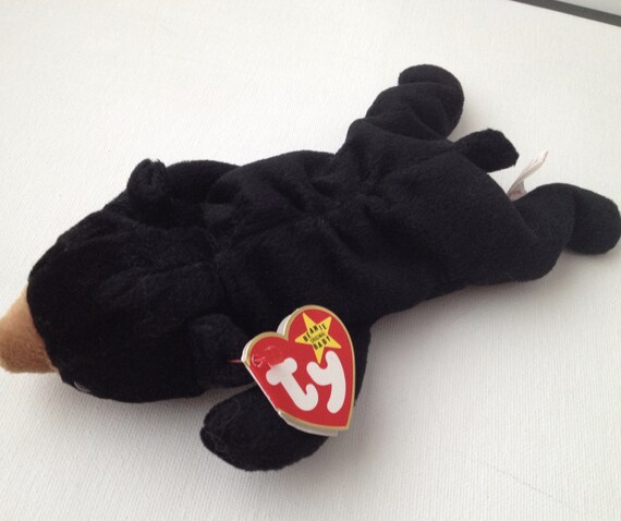 beanie baby blackie the bear