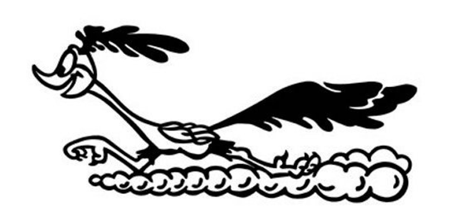 Vinyl decal Road Runner facing right or left 4 X Etsy