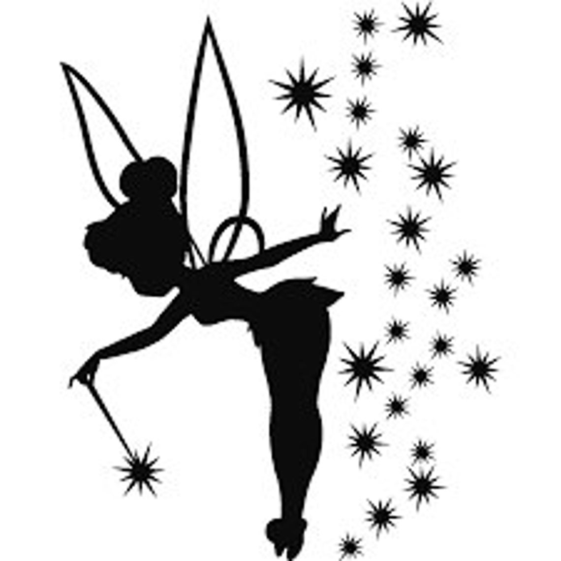 Tinkerbell With Wand Decal 4 X 6 1 2 Etsy download-tinkerbell-pumpkin-carving-stencil-april-cochran-smith-neff