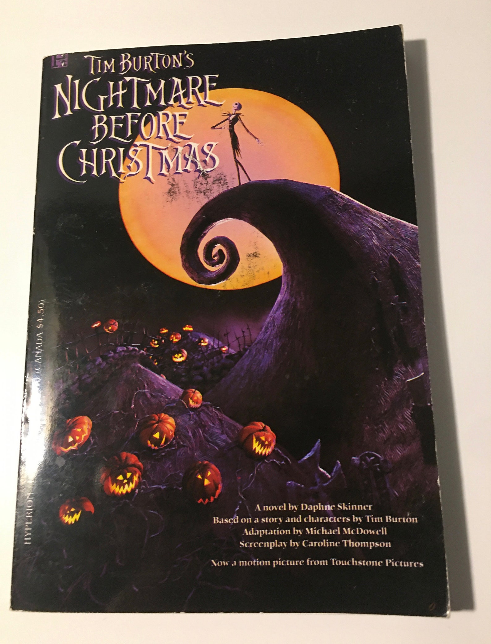 Book Nightmare Before Christmas paperback decals and Etsy