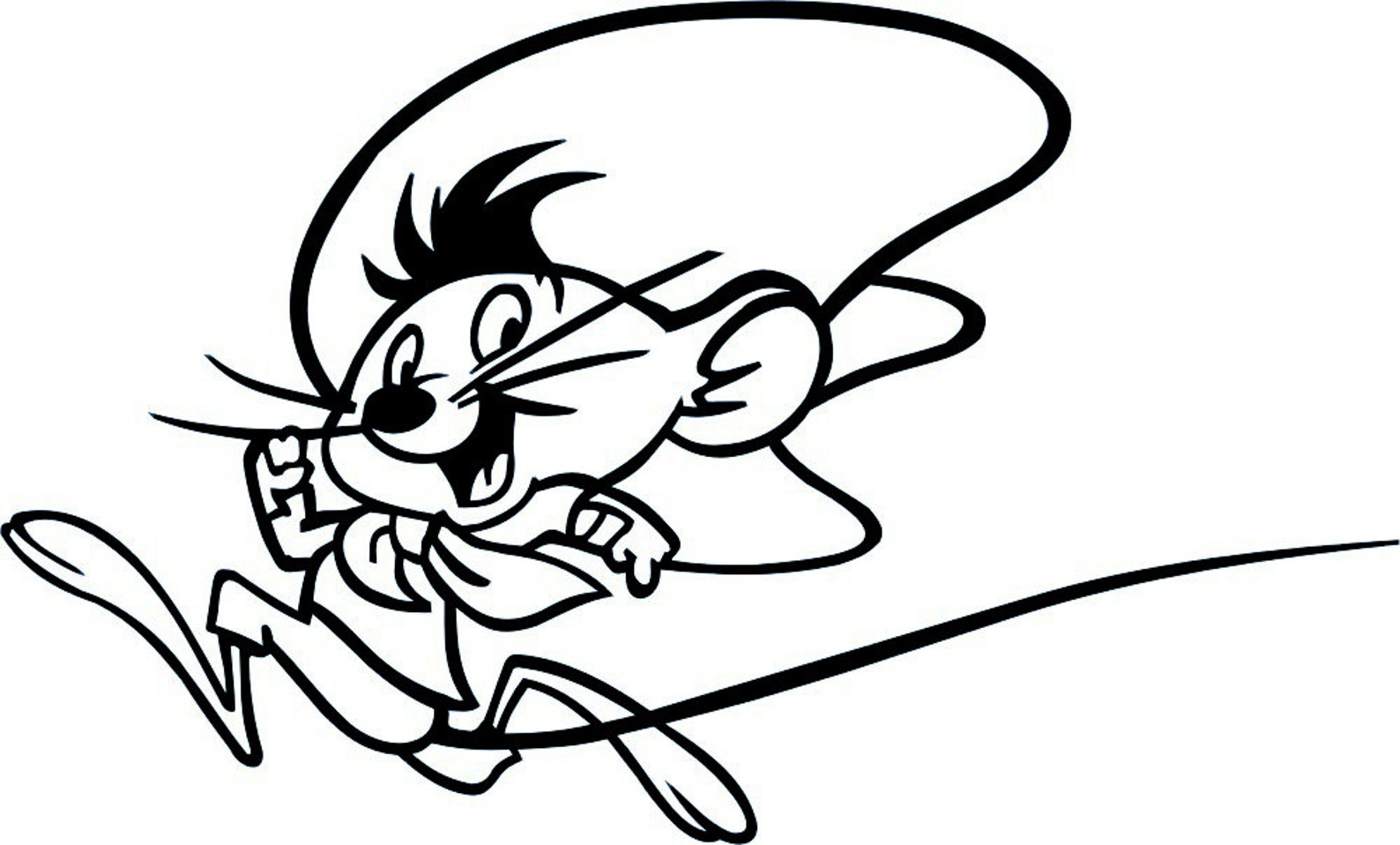 Vinyl decal Speedy Gonzales facing left or right 4 X Etsy