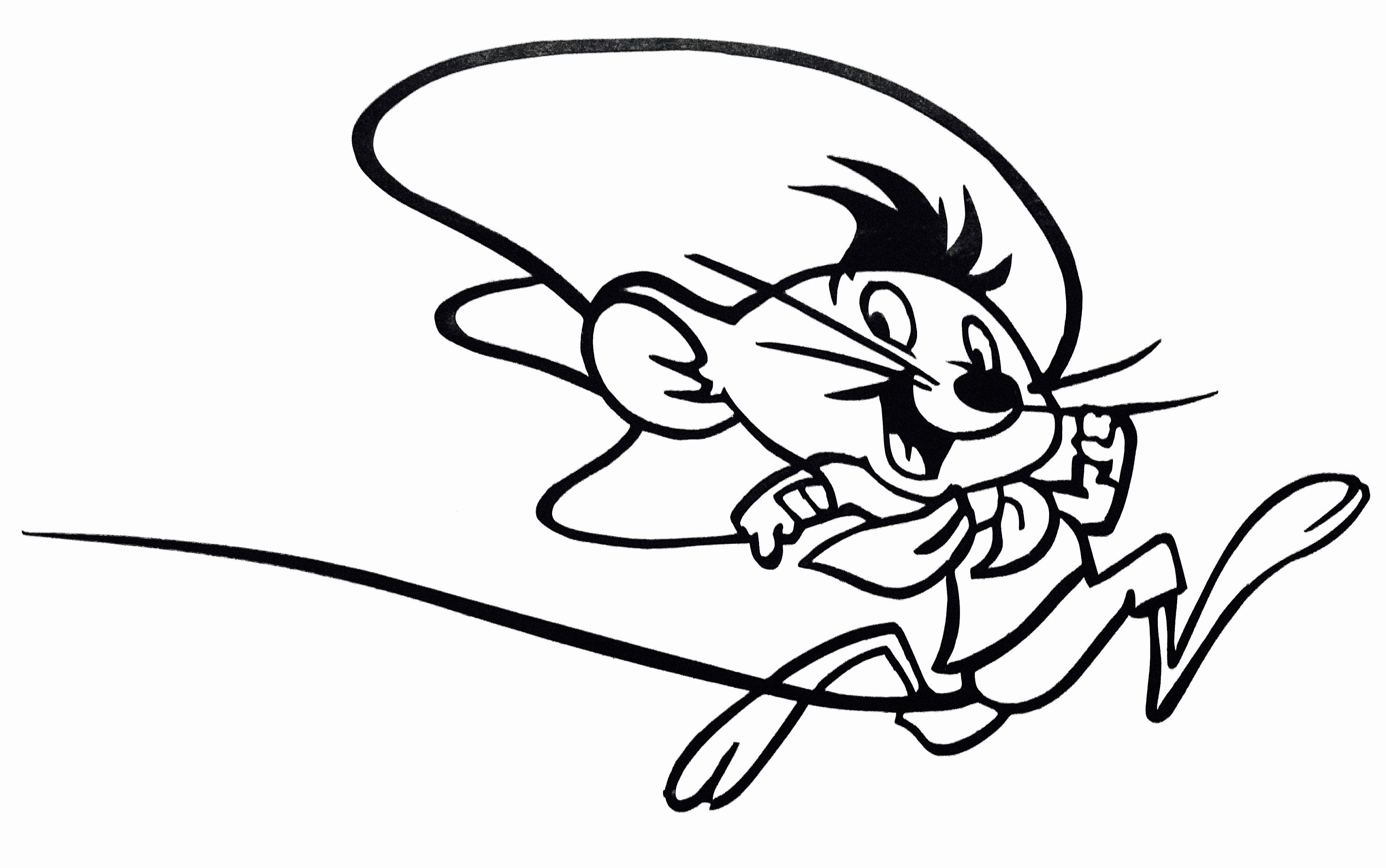 Vinyl decal Speedy Gonzales facing left or right 4 X Etsy