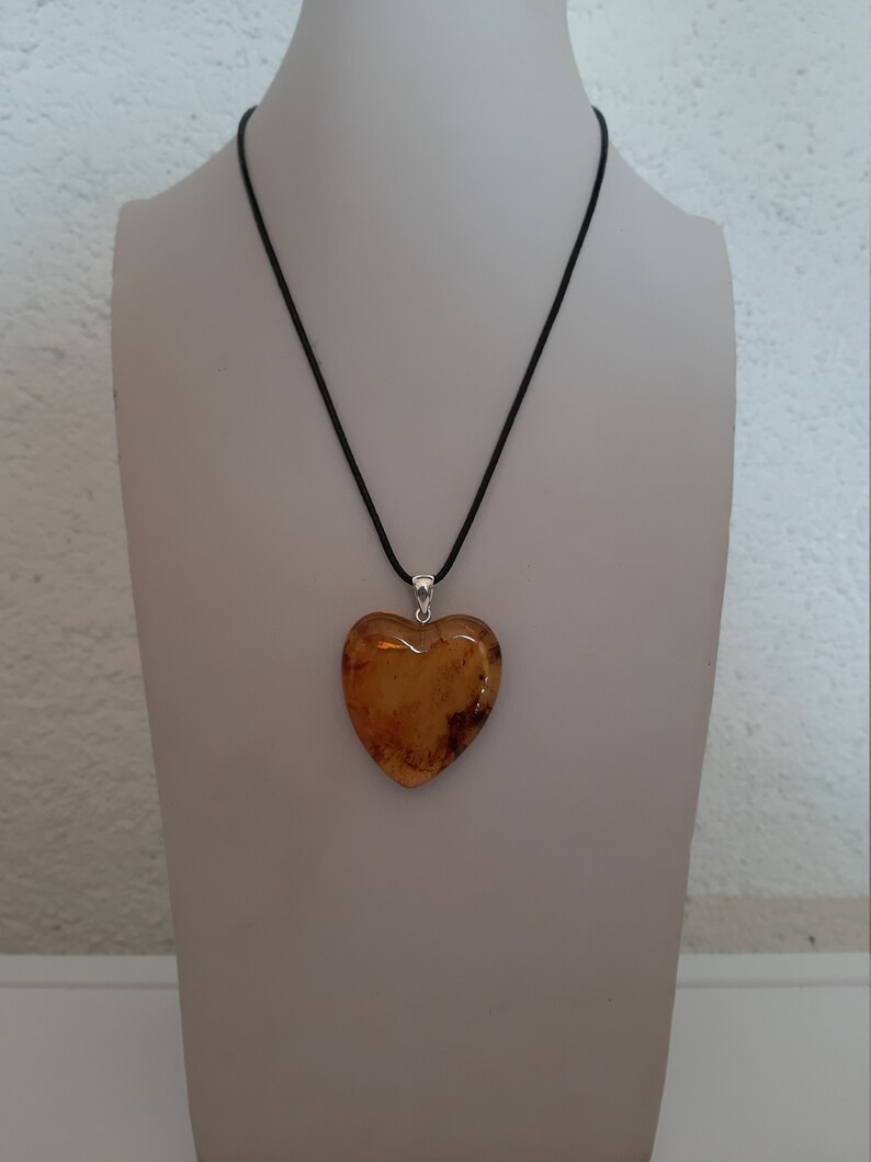 Mexican Amber Ambar Mexico Cuore Heart
