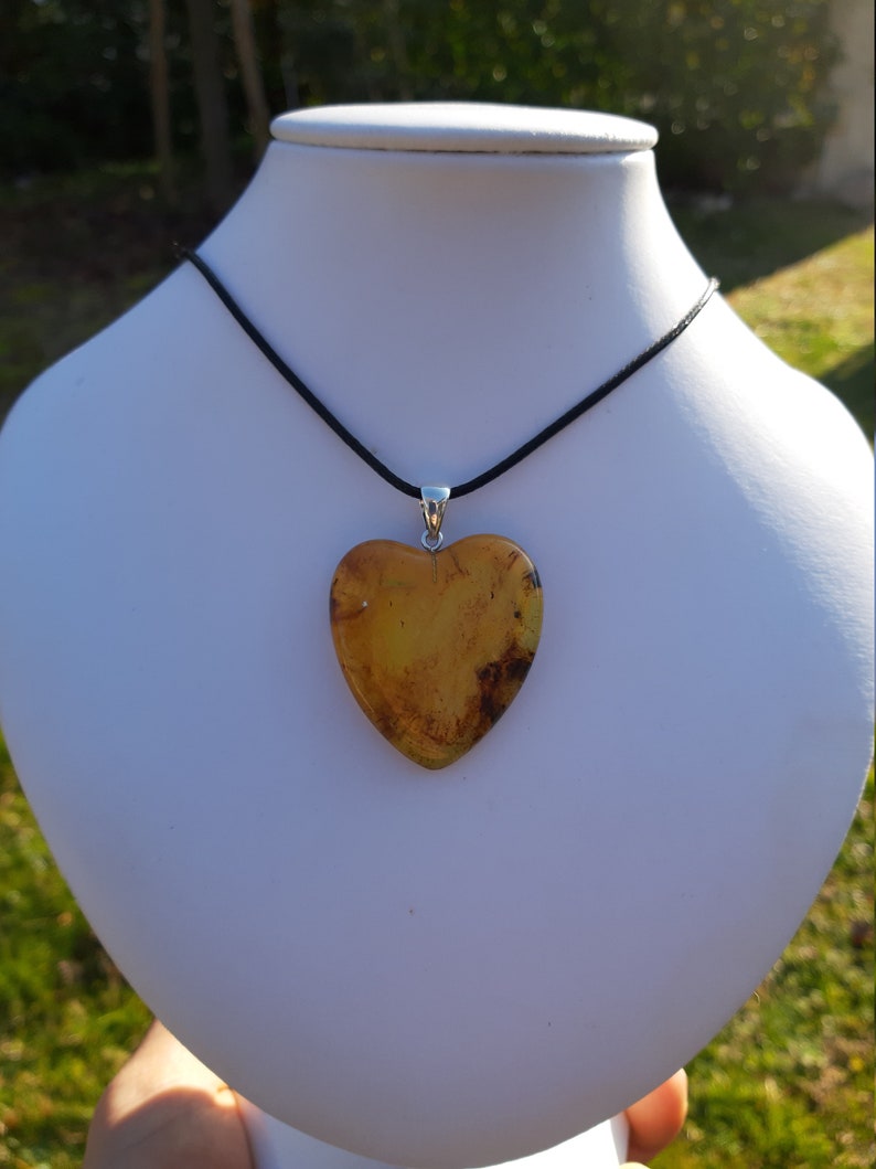 Mexican Amber Ambar Mexico Cuore Heart