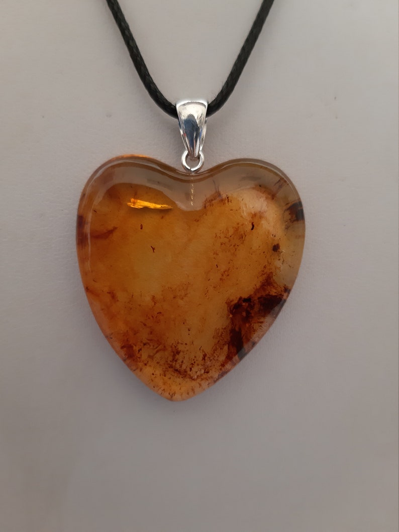 Mexican Amber Ambar Mexico Cuore Heart