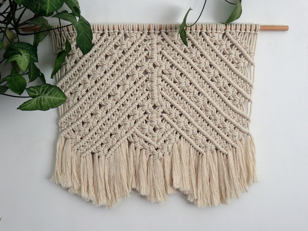Large Macrame Wall Hanging Beach House Decor Boho Living Etsy