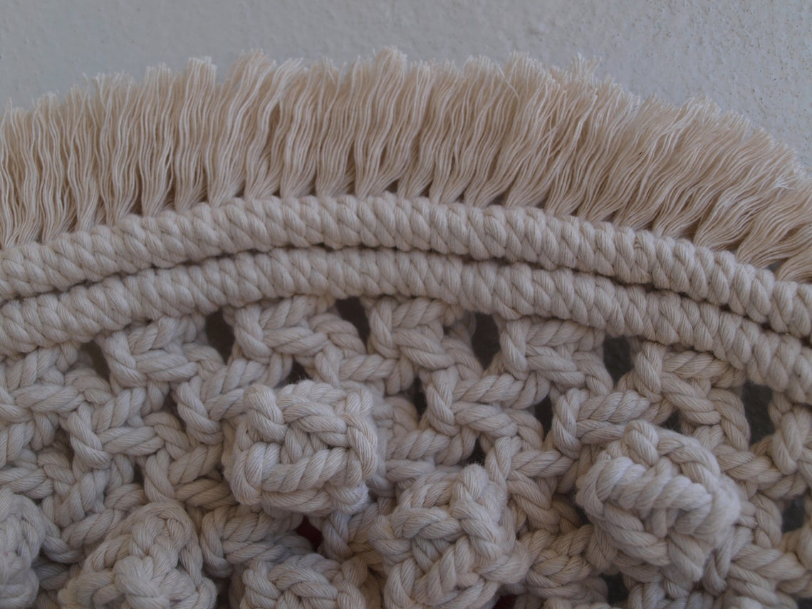 Round Macrame Wall Hanging Large Wall Decor Circular Wall - Etsy