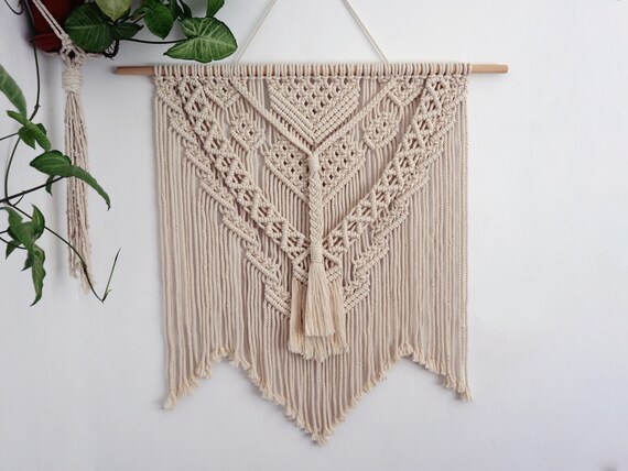 Bohemian Wall Hanging Bedroom Wall Decor Large Macrame Wall Hanging Large Tapestry Modern Macrame Living Room Home Decor Macrame Headboard