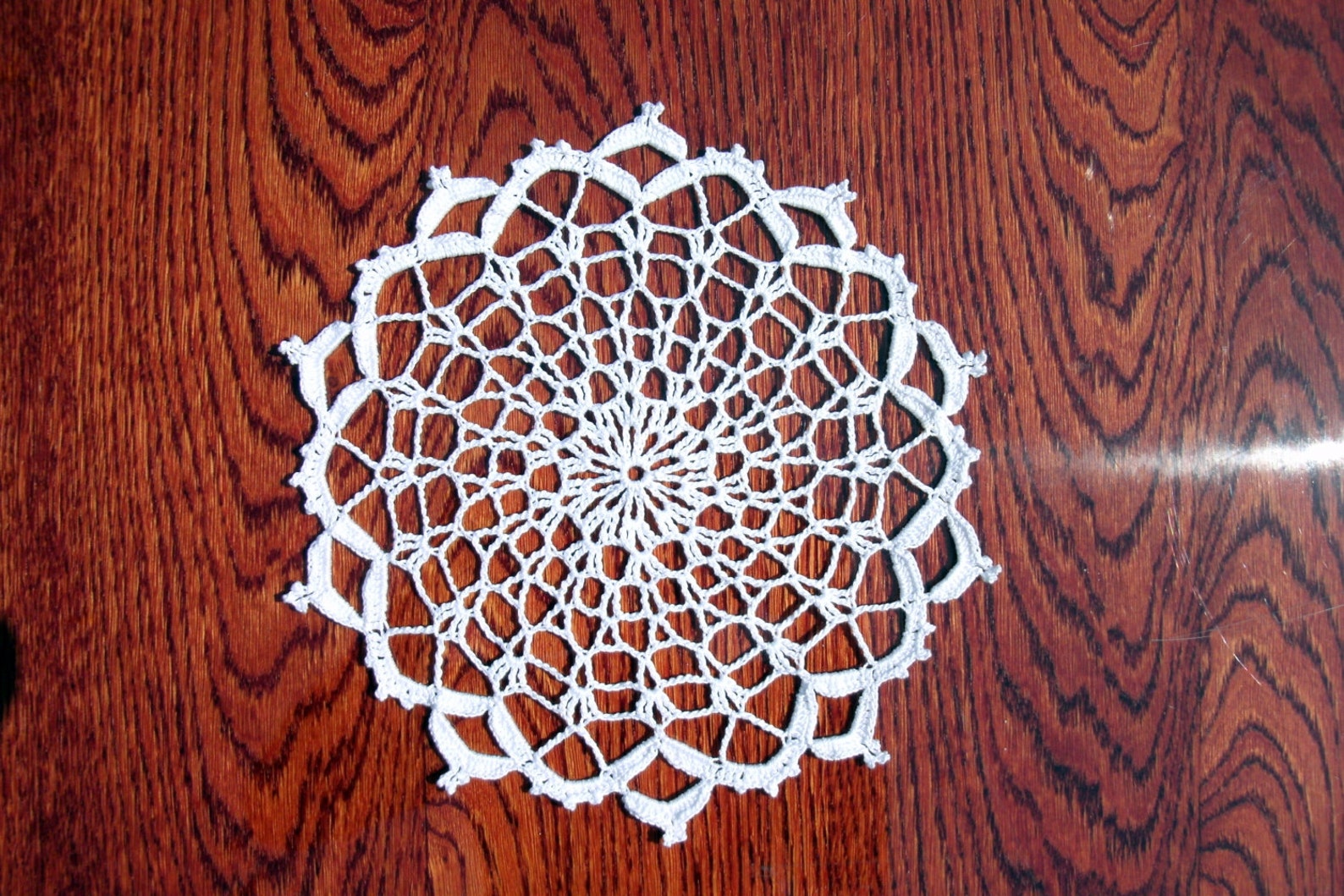 White Lace Doilies Oval Crochet Doily Coffee Table Decor Etsy