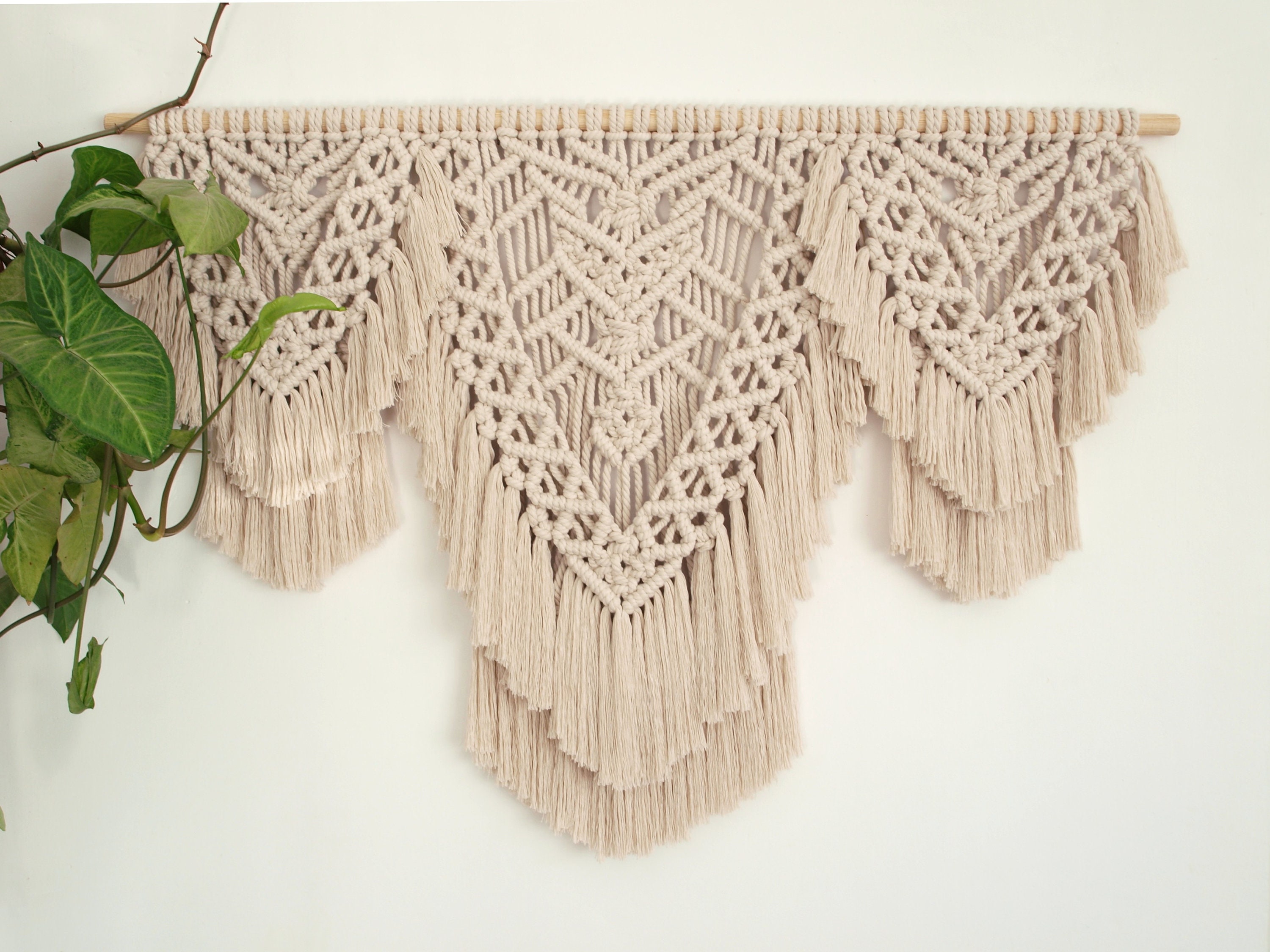 Large macrame wall hanging Large wall decor Etsy