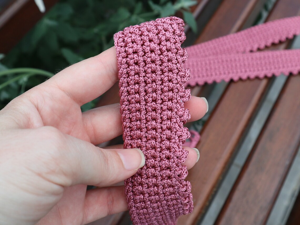 Rose Curtain Tie Backs Crochet Curtain Holders Etsy