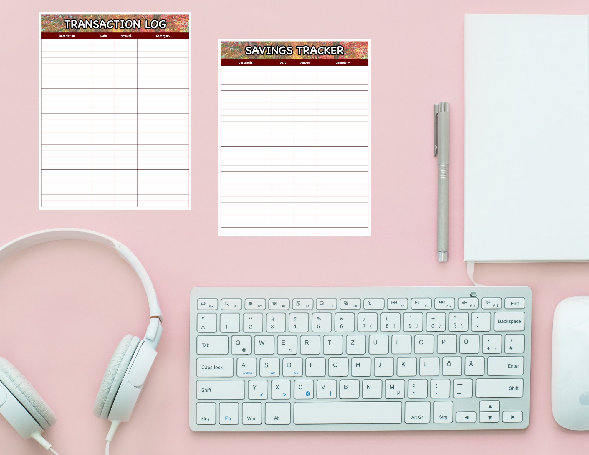 The Budget Mom Inspired Printable Budget Worksheets (september Themed ...