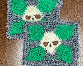 PATTERN Death Moth Square Crochet Pattern