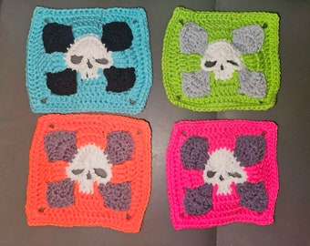 PATTERN Death Moth Square Crochet Pattern