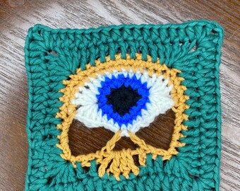 PATTERN Third Eye Skull Crochet Pattern