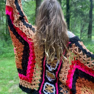 Flower of life Skull Cardigan