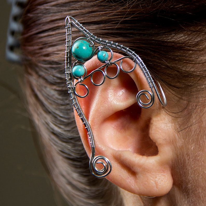 Elf Eears Cuff Silver Ear Cuff Elven Ear Cuff Elf Ear Cuff Elf Ear Cuffs Fairy Ears Elven Jewelry Elven Ears Wire Elf Ears Elf Accessories