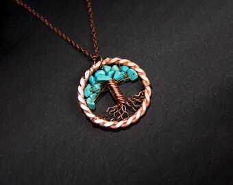 7th anniversary gift for her Anniversary gift for her jewelry Copper anniversary gift for her Copper gift for her 7 Year anniversary gifts