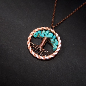 Copper anniversary gifts for her 7 year anniversary gift for her Copper jewelry for women Gifts for her Pure copper necklace 7th anniversary