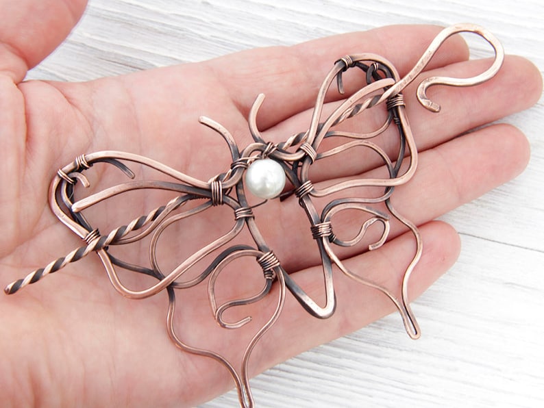 Butterfly Hair Pin Butterfly Pins Butterfly Hair Pins Etsy