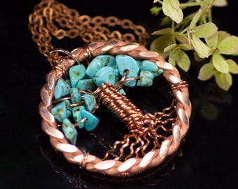 7th Anniversary gift for her Copper anniversary gifts Copper jewelry for women Copper gift for her Copper wedding anniversary gifts for wife