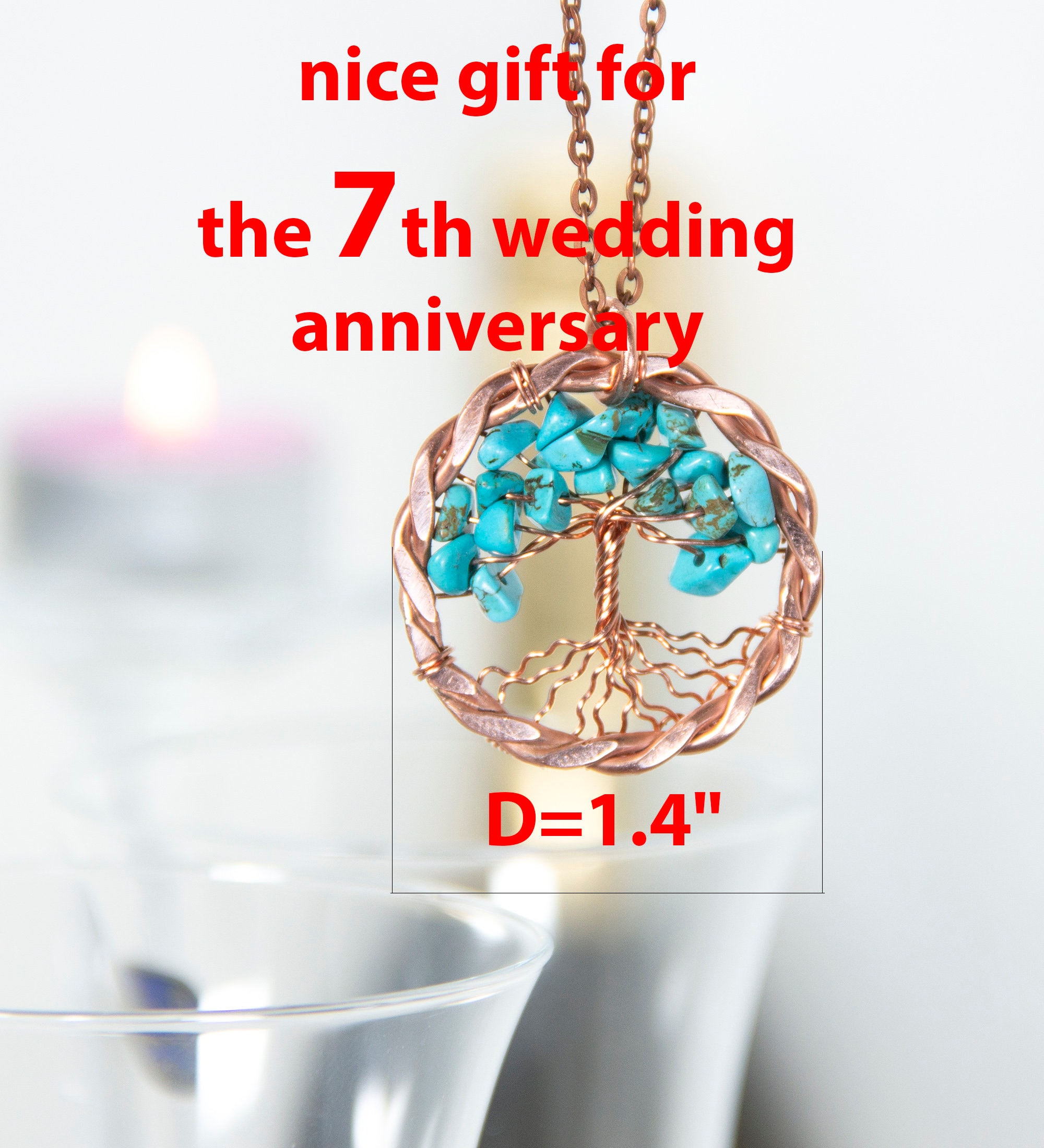 7th anniversary gift for women copper anniversary gifts Etsy