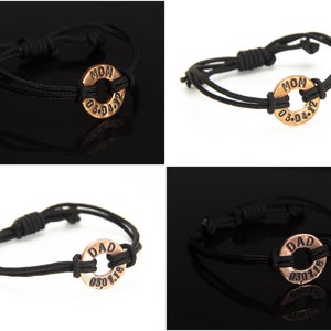 Personalized in loving memory of my dad memory bracelet memorial bracelet loss of mother son memorial gift for loss of father loss of loved