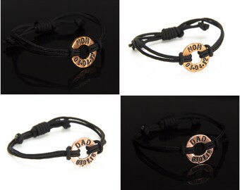 Personalized in loving memory of my dad memory bracelet memorial bracelet loss of mother son memorial gift for loss of father loss of loved